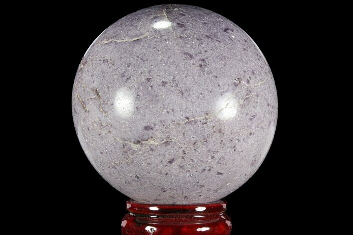 Sparkly, Purple Lepidolite Sphere - Madagascar #94082